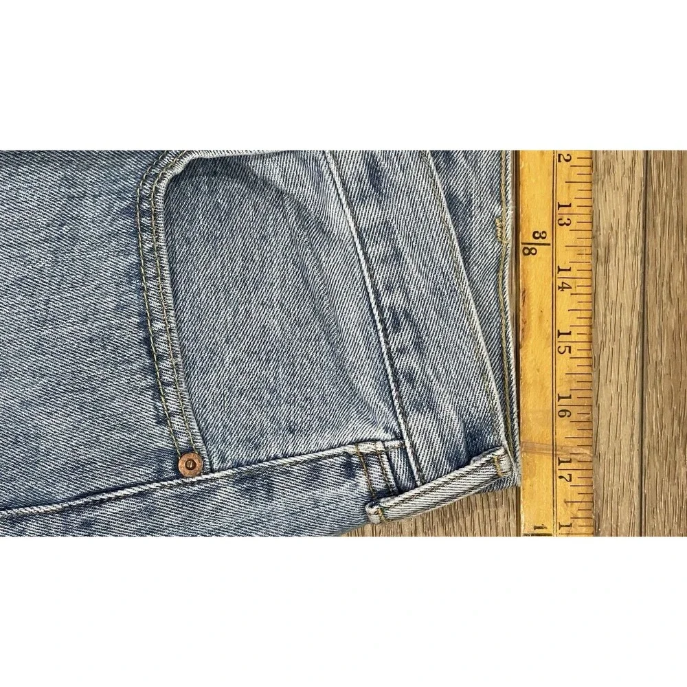 Vintage 80s Levi’s 501xx Button Fly Jeans Straight Leg 38x30 Light Wash Denim